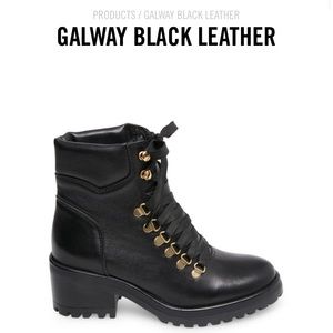 Galway Black Leather Boots